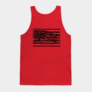 Papa Hash Apparel: Knife Flag Tank Top